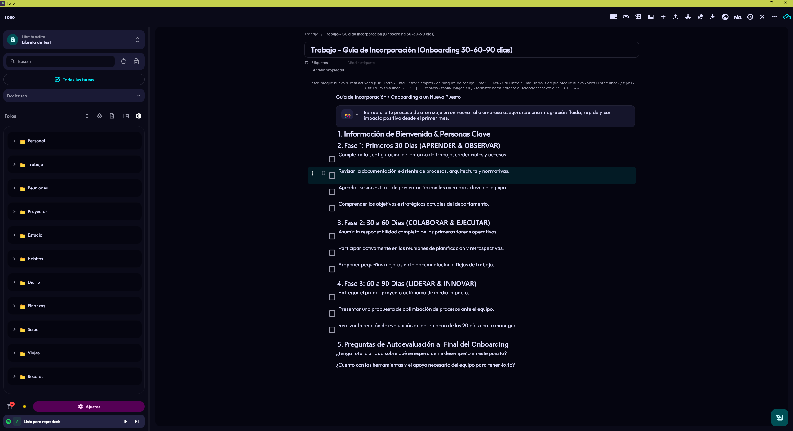 Folio App Preview